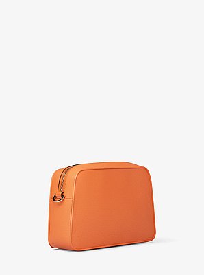 Jet Set Small Leather Camera Crossbody Bag
