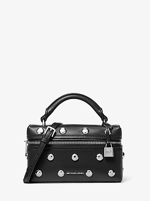 Jana Extra-Small Studded Leather Crossbody Bag