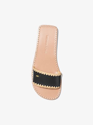 Drea Leather Slide Sandal