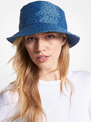 Sombrero de pescador de jacquard con logotipo