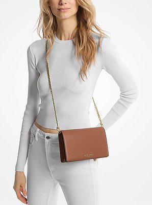 Jet Set Medium Pebbled Leather Crossbody Bag