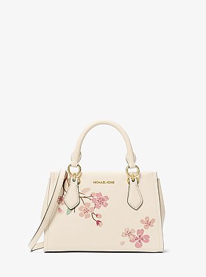 Bolso satchel Marilyn peque&ntilde;o con adornos