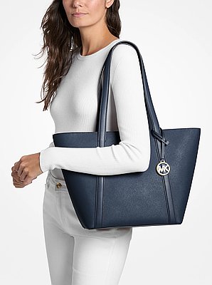 Shopper Pratt Large aus Saffianleder