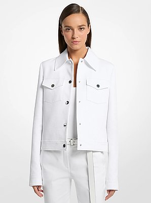 Silk and Cotton Piqu&eacute; Jacket
