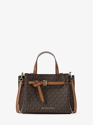 Emilia Small Signature Logo Satchel