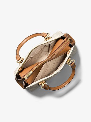 Bolso satchel Marilyn mediano con logotipo