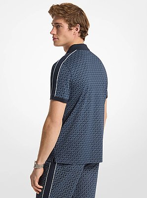 Polo en coton &agrave; logo Signature