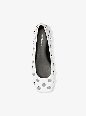 Matilda Studded Leather Ballet Flat