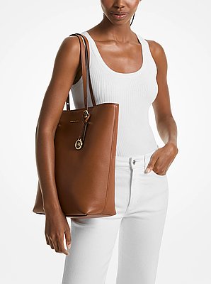 Quinn Large Pebbled Leather Tote Bag