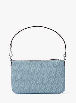 Jet Set Small Signature Logo Convertible Wristlet