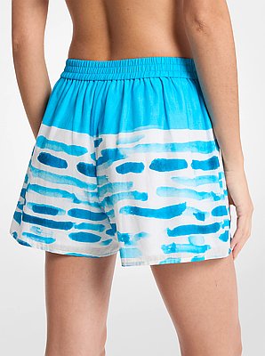 Michael Kors X Christina Zimpel Cotton Lawn Shorts