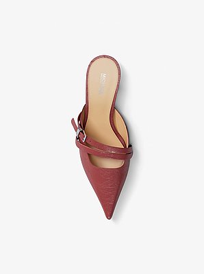 Yvette Crackled Kitten Mule