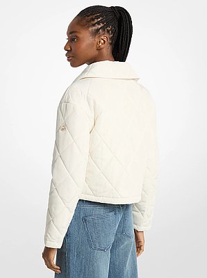Cropped Quilted Jacket