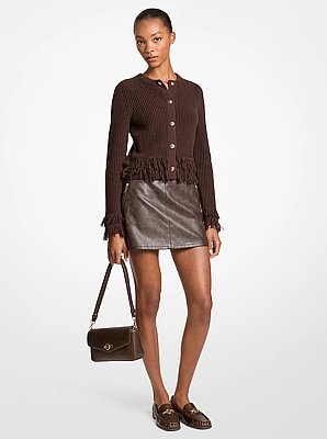 Knit Fringed Cardigan