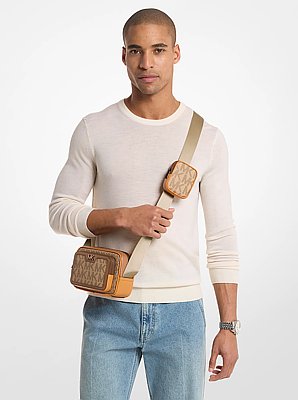 Cooper Small Signature Logo Camera Crossbody Bag With Pouch