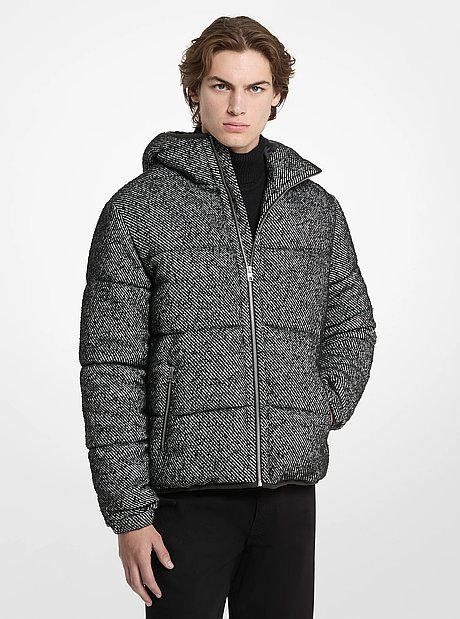 Quilted Twill Puffer Jacket