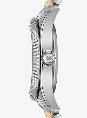 Mini Lexington Pav&eacute; Two-Tone Watch
