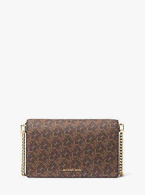Jet Set Medium Empire Logo Crossbody Bag