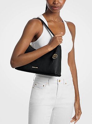 Sammy Medium Pebbled Leather Convertible Shoulder Bag