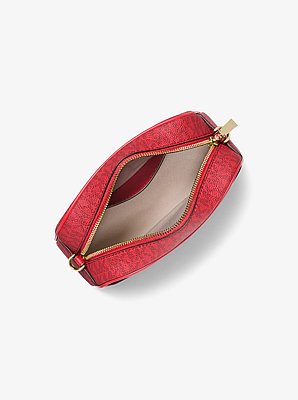 Jet Set Small Signature Logo Camera Crossbody Bag