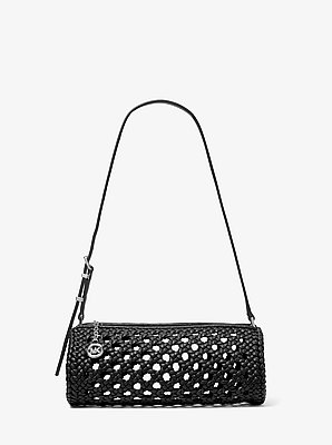 Petite pochette cylindrique Izzy en crochet