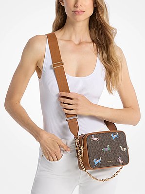 Bryant Medium Signature Logo Camera Crossbody Bag
