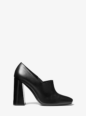 Sofia High Throat Leather Pump