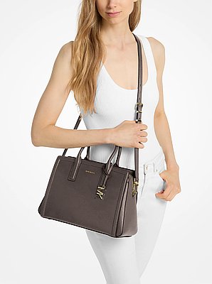 Laila Medium Leather Satchel