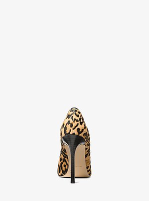 Elyse Leopard Print Calf Hair Pump