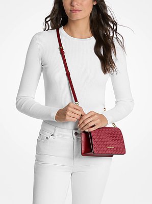 Jet Set Medium Signature Logo Crossbody Bag