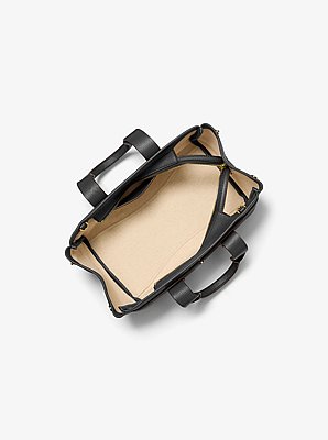 Romee Small Pebbled Leather Satchel