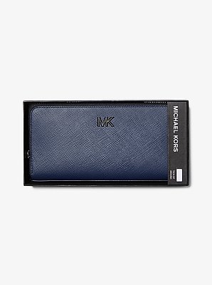 Edison Leather Zip-Around Wallet