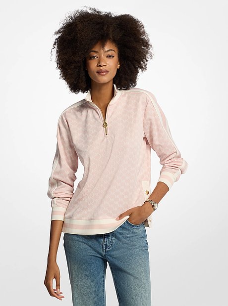 Logo Half-Zip Sweater