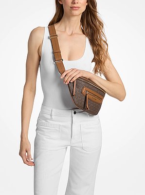 Sling-Tasche Jet Set Travel Medium mit Signature-Logomuster
