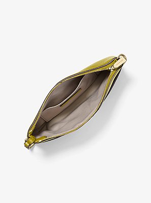 Jet Set Medium Pebbled Leather Wristlet