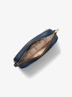 Sac &agrave; bandouli&egrave;re pour appareil photo Jet Set Travel en denim &agrave; imprim&eacute; &agrave; logo Signature