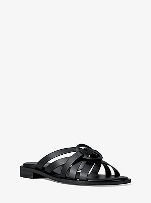 Erika Leather Slide Sandal