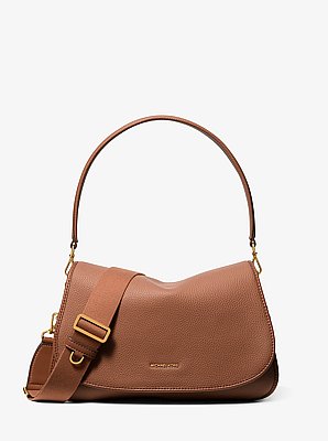 Holmes Medium Pebbled Leather Convertible Messenger Bag