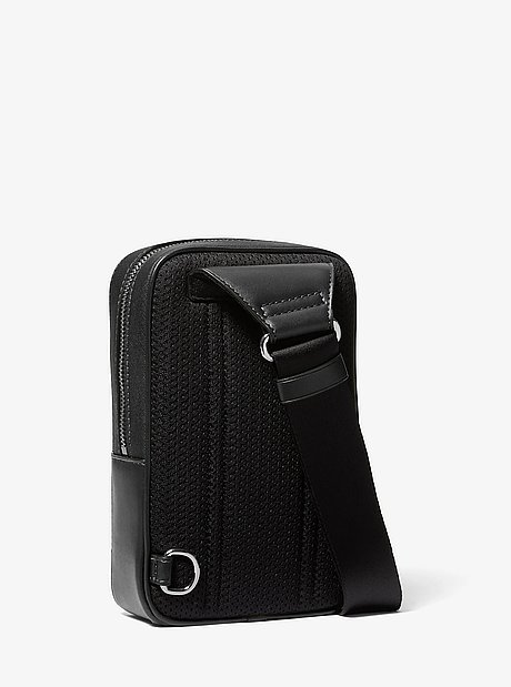 Sac &agrave; une bretelle Cooper de taille moyenne en cuir