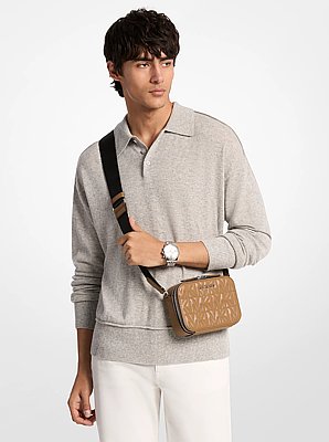 Bandolera Hudson con logotipo en relieve