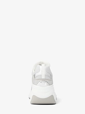 Kaia Mixed-Media Trainer