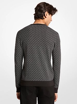 Signature Logo Cotton Sweater