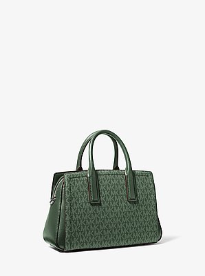 Laila Small Signature Logo Satchel