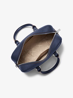 Bolso satchel Thompson mediano de piel granulada