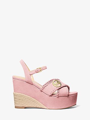 Hannah Suede Platform Sandal