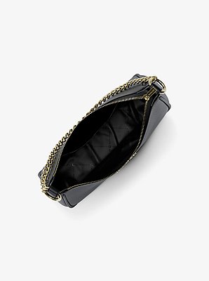 Jet Set Large Pebbled Leather Convertible Crossbody Bag