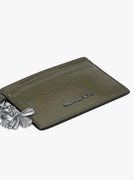 Jet Set Travel Large Card Case With Charm 