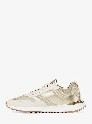 Jesse Metallic Stretch Knit Trainer