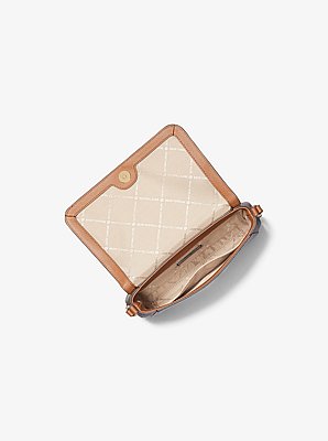 Sac &agrave; bandouli&egrave;re convertible de taille moyenne &agrave; logo