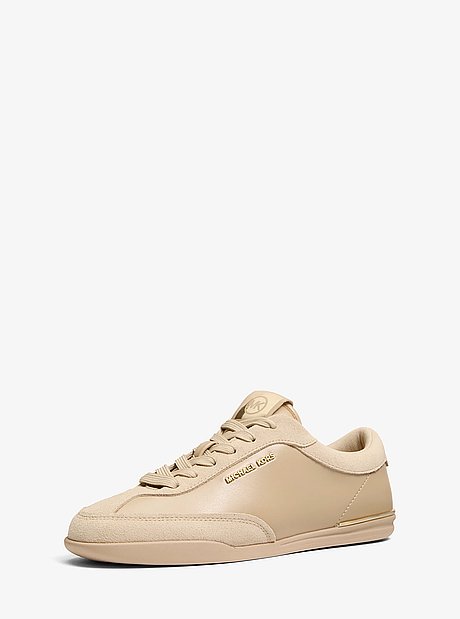 Nolan Leather and Suede Trainer